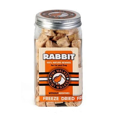 Kiwi Walker Snacks 100% królik, liofilizowane przysmaki dla psa kota 75g na Arena.pl