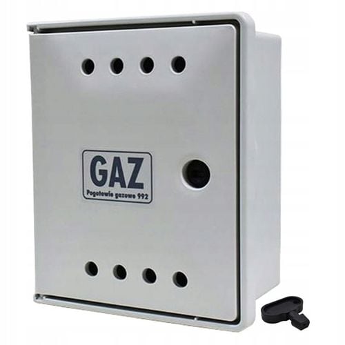 SZAFKA SKRZYNKA GAZOWA ZAWÓR 250X300X150 POPIELATA na Arena.pl