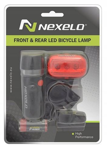 Lampka rowerowa przednia i tylna lampki do roweru przód tył zestaw lampek na Arena.pl