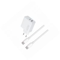 Szybka ładowarka 45W z długim kablem 2m 2 wejścia do Xiaomi Mi 11 Lite 5G
