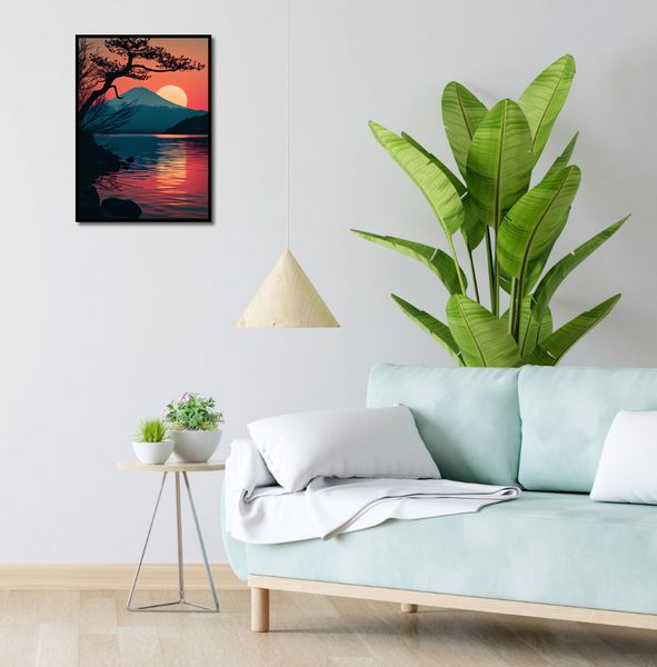 Plakat 40x55cm Góra Wieczorem zdjęcie 4