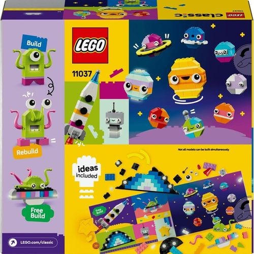 LEGO Classic Kosmos 11037 Kreatywne Planety Układ Słoneczny Świecące klocki na Arena.pl