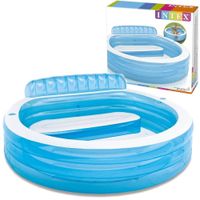 Basen ogrodowy z siedzeniami 229x218cm Intex 57190