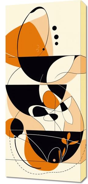 Obraz 40x90cm Taneczne Kręgi zdjęcie 1