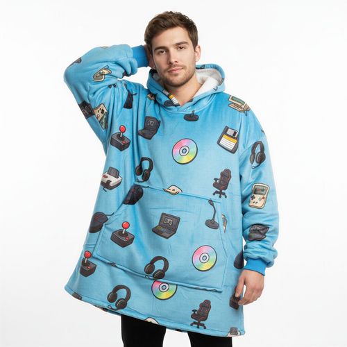 KOC BLUZA Gruba Kocobluza Oversize Futrzak XXL Męska Dla Chłopaka na Arena.pl