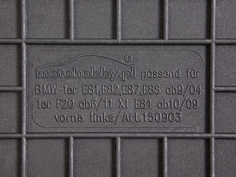 BMW 1 E81, E82, E87, E88 DYWANIKI GUMOWE STOPERY zdjęcie 2