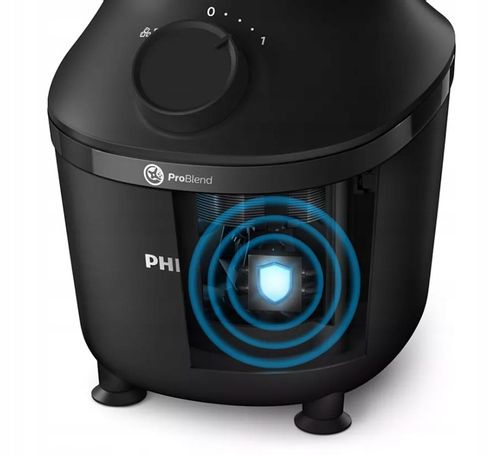 Blender kielichowy Philips HR2191/01 3000 Series 600 W czarny na Arena.pl