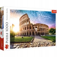 PUZZLE Edukacyjna Układanka Dla DZIECKA Zestaw Koloseum Gra LOGICZNA Obraz