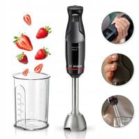 Blender ręczny Bosch MSM4B610 Mocny 1000W Stalowy Nóż QuattroBlade Pojemnik