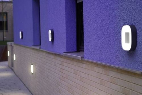 Lampa naścienna LED Zewnętrzna, srebrny, Lutec na Arena.pl