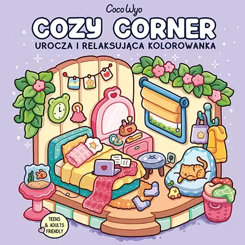 Cozy Corner. Urocza I Relaksująca Kolorowanka na Arena.pl