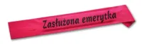 Prezent dla Emerytki na Emeryturę! Szarfa