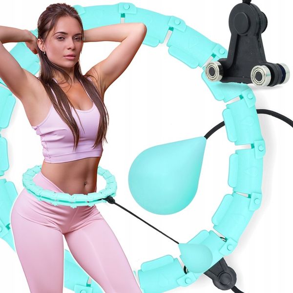 HULA HOP ODCHUDZAJĄCE Z OBCIĄZENIEM OBCIĄŻNIKIEM SMART Z WYPUSTKAMI HULAHOP zdjęcie 1