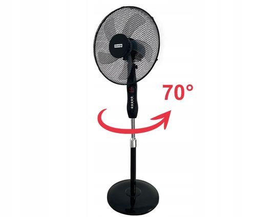Wentylator podłogowy HAXON DAX wiatrak stojący 5 łopatek timer + pilot na Arena.pl