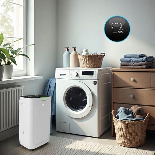 Osuszacz powietrza 20l oczyszczacz 2w1 Silent UV ION WiFi HEPA do 50m² na Arena.pl