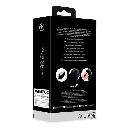 fox tail with metal butt plug na Arena.pl