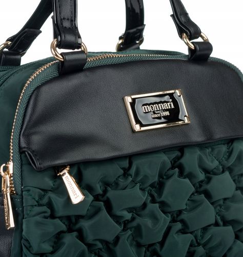 TOREBKA LISTONOSZKA MONNARI PIKOWANA SPORTOWA POJEMNA 3 KOMOROWA Zielona na Arena.pl