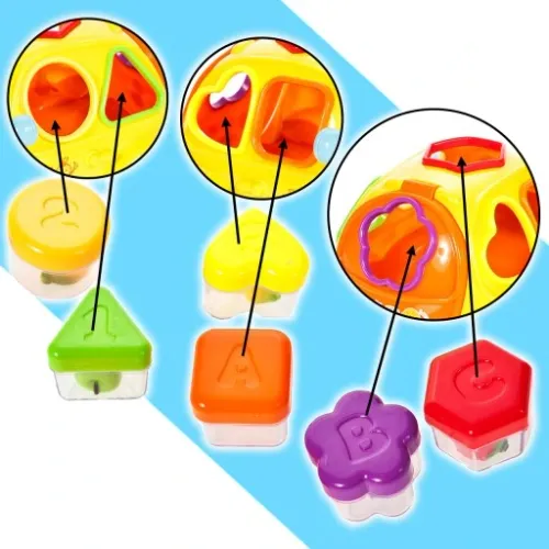 AUTO SORTER SAMOCHÓD Z KLOCKAMI NA BATERIĘ AUTKO WESOŁEK DLA DZIECI KLOCKI na Arena.pl