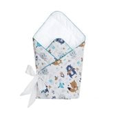 ROŻEK DLA NIEMOWLĄT 75x75 cm HobbyKids MIŚ I LIS