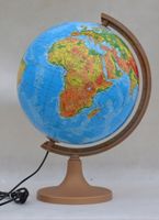 GLOBUS FIZYCZNY PODŚWIETLANY 32 CM