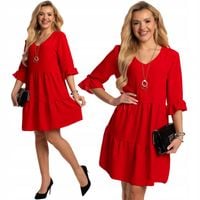 Olśniewająca Idealna Zwiewna SUKIENKA Dużo Kolorów POLSKI PRODUKT