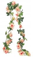 RÓŻA RÓŻE GIRLANDA RÓŻ 170CM SZTUCZNE KWIATY
