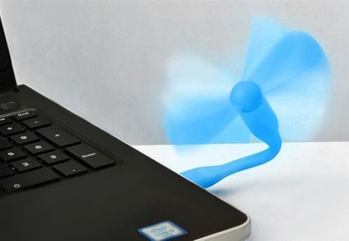 Wiatraczek silikonowy USB -  niebieski na Arena.pl