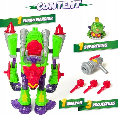 Super Zings Things Zestaw Robot Turbo Warrior Speed Transformujący na Arena.pl