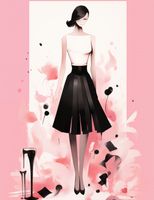 Plakat 50x65cm Pastelowe Love