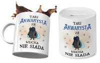 Dla Akwarysty Zestaw Kubek + Skarbonka Na Prezent Z Nadrukiem Ze Zdjęciem