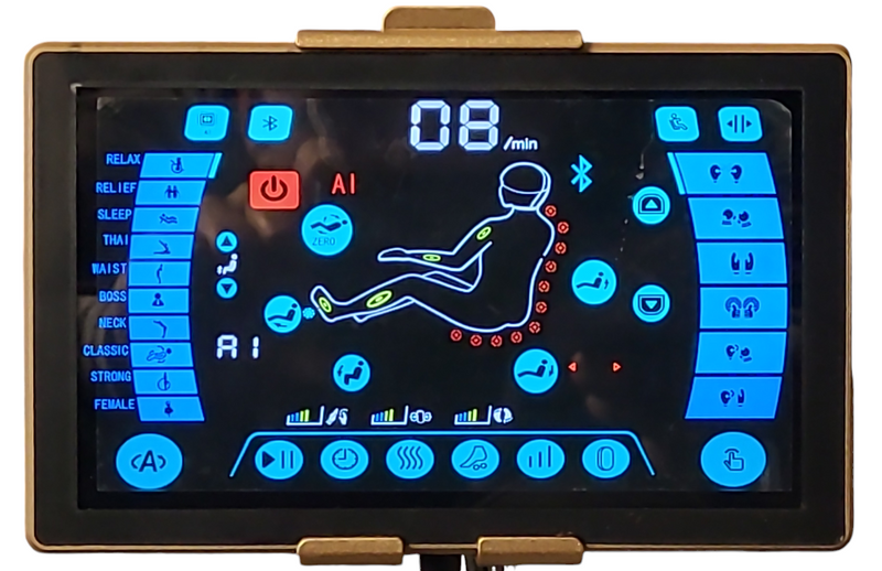 FOTEL MASUJĄCY S+L SHAPE ZERO GRAVITY Body Scan 3D zdjęcie 3