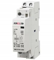 STYCZNIK MODUŁOWY 25-02 230V 20A 25A 1P 2NC 1-FAZ