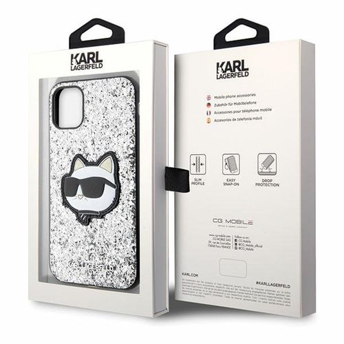 Etui Karl Lagerfeld do iPhone 11, iPhone XR, Srebrny na Arena.pl