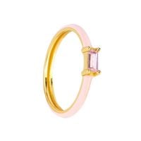 Pierścionek Stal Szlachetna Platerowana 14K Złotem Pst896, Rozmiar