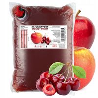 Sok Jabłko Wiśnia Tłoczony 5l Soku Jabłkowo Wiśniowego 100% NFC