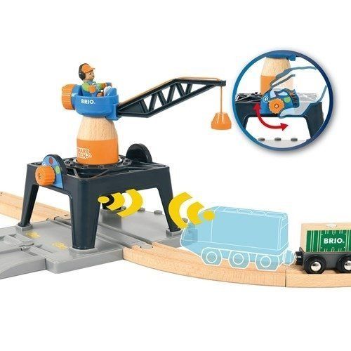 BRIO World Smart Tech Dźwig Kontenerowy na Arena.pl