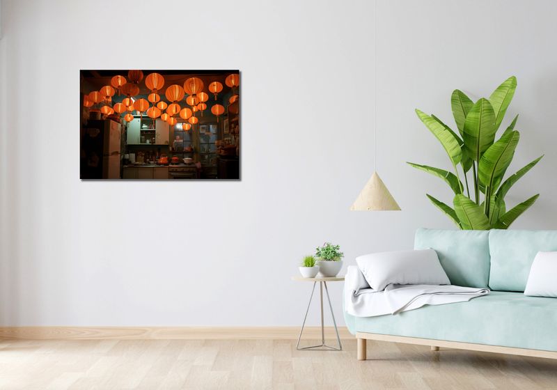 Obraz 90x60cm W Blasku Lampionów zdjęcie 2