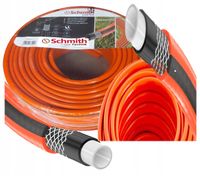 WĄŻ OGRODOWY 4-WARSTWOWY NIE SKRĘCAJĄCY SIĘ MOCNY ZBROJONY 1/2 CALA 50M UV.