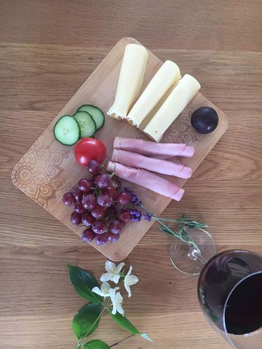 Deska do Serwowania Serów z Drewna Bambusowego na Arena.pl