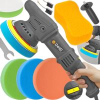 POLERKA SAMOCHODOWA MIMOŚRODOWA OSCYLACYJNA Z REGULACJĄ + GĄBKI POLERSKIE