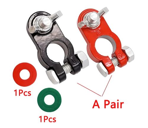 Klemy do akumulatora 6V, 12V, 24V - komplet na Arena.pl