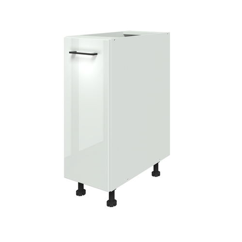 {AMIGA KU-D30 Szafka 30 cm dolna fronty akrylowe biały połysk na Arena.pl