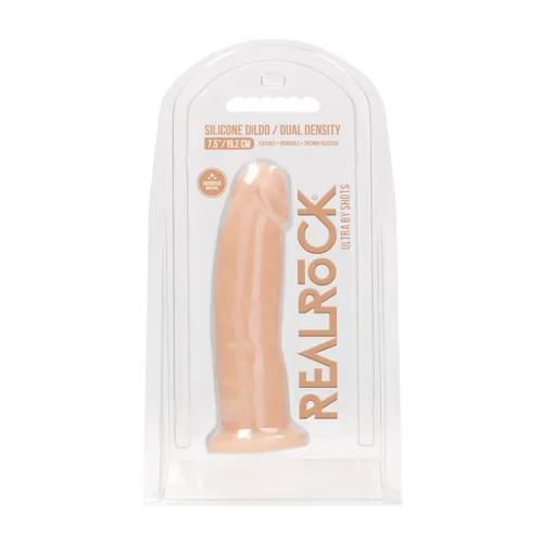 realrock ultra model silikonowy 20 cm z przyssawką - kolor cielisty na Arena.pl