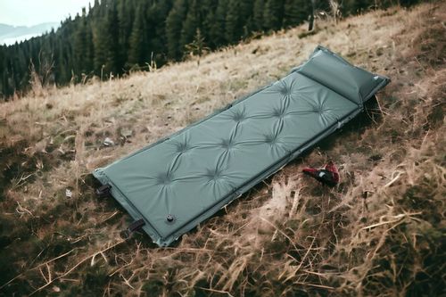 MATA SAMOPOMPUJĄCA Z PODUSZKĄ SPORTVIDA MATERAC KARIMATA TURYSTYCZNA na Arena.pl