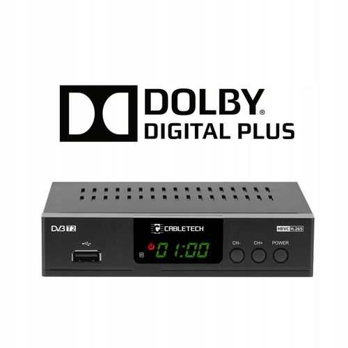 Tuner dekoder TV DVB-T2 H.265 HEVC USB Cabletech na Arena.pl