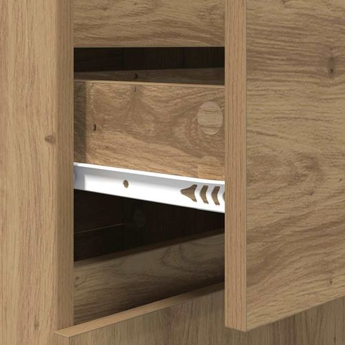 Bufet dąb artisan 35 x 40 x 70 cm Materiał drewnopochodny na Arena.pl