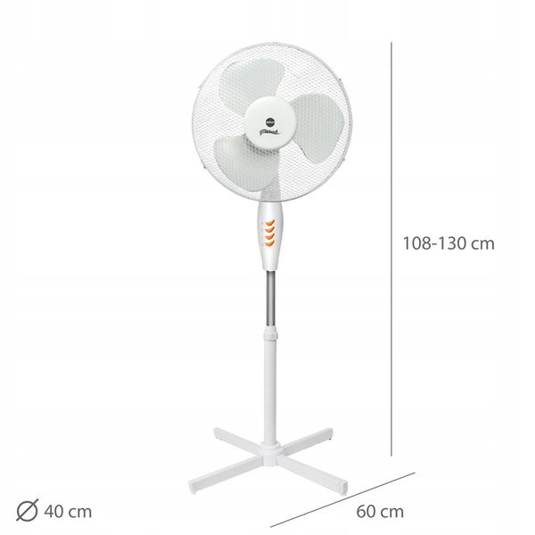 WENTYLATOR WIATRAK POKOJOWY WG50 BIAŁY ELDOM zdjęcie 4