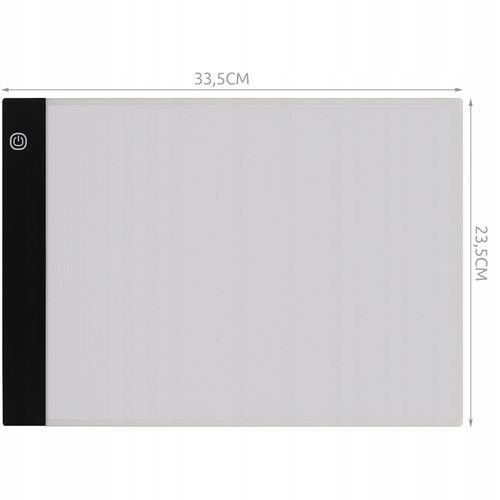 Deska Kreślarska Tablet Graficzny LED Tablica do Rysowania Podświetlana A4 na Arena.pl