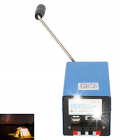 GENERATOR PRĄDU Z KORBĄ RĘCZNY PRZENOŚNY DYNAMO ŁADUJE TELEFON LAPTOP MP3