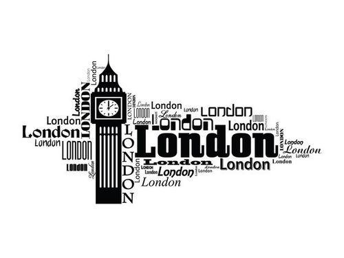 120CM 80CM OBRAZ NAPIS LONDON DRUK na Arena.pl